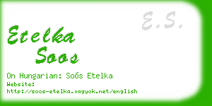 etelka soos business card
